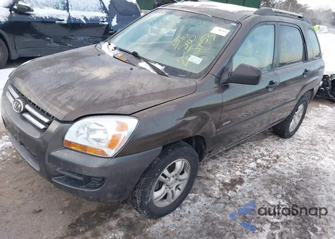 2007 Kia Sportage Lx V6 из США, поврежденный, VIN KNDJE723X77316562